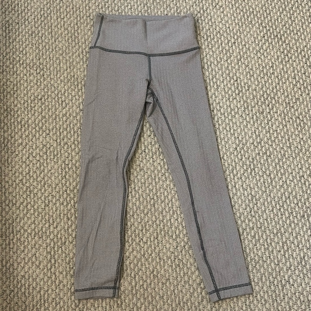 lululemon white herringbone leggings